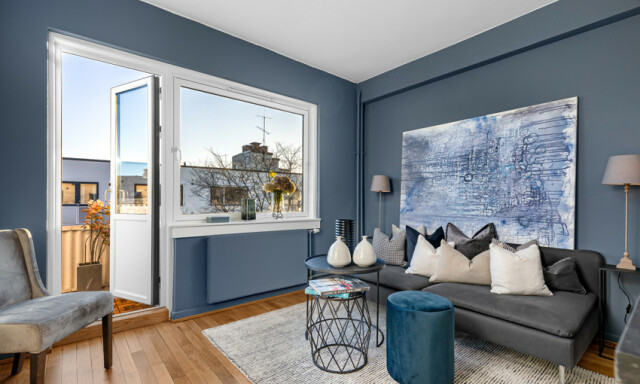 SELGER: Tuva Fellman selger leiligheten sin på Frogner. Foto: Sem & Johnsen, Fotograf Ørnelund SELGER: Tuva Fellman selger leiligheten sin på Frogner. Foto: Sem & Johnsen, Fotograf Ørnelund
